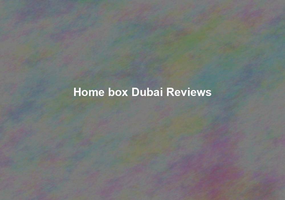 Home box Dubai Reviews Solitaire Investment in UAE